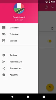 French Swahili Dictionary android App screenshot 5